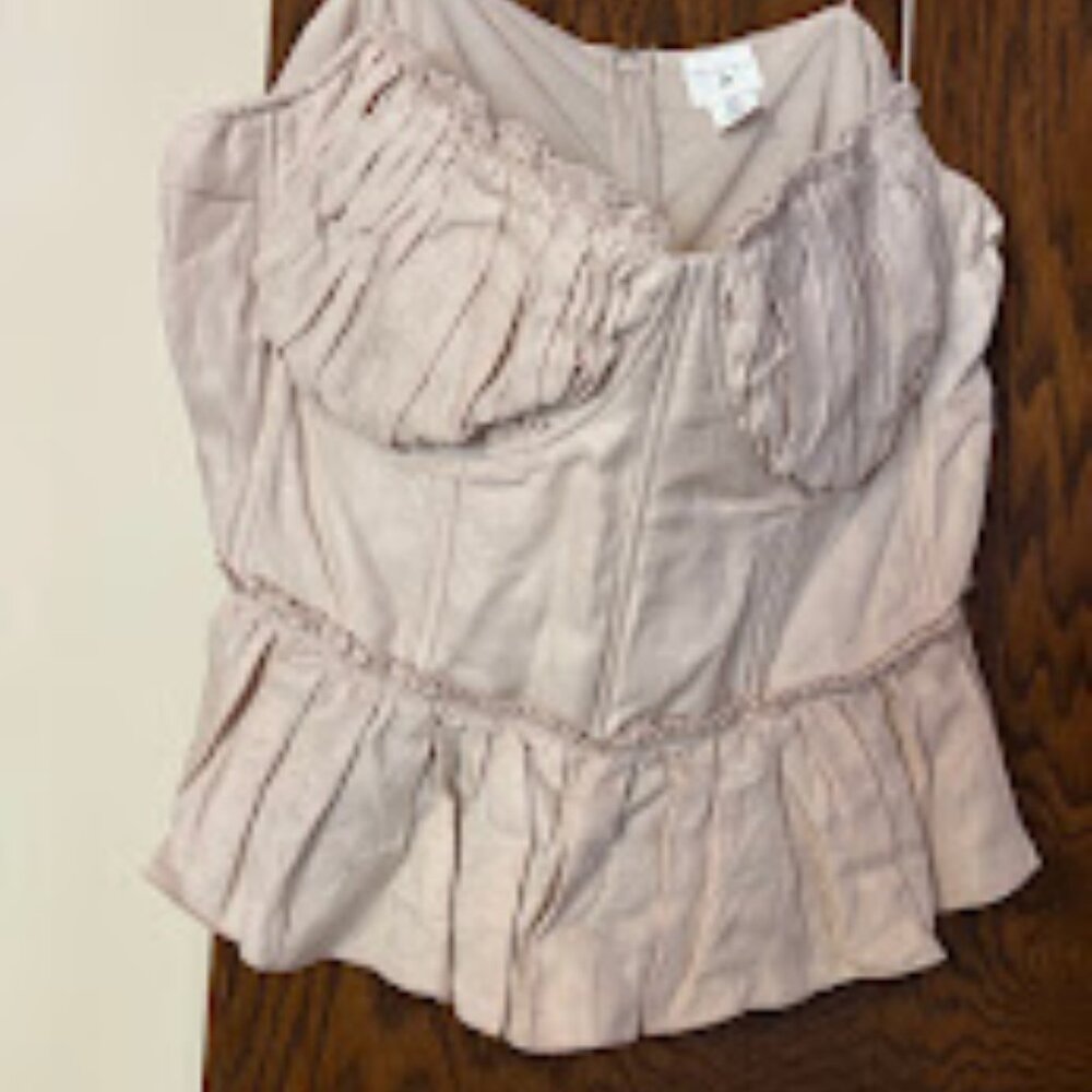 Brock Collection X H&M Collaboration Linen Blend Corset - XL